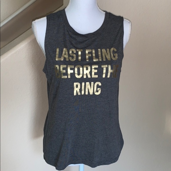 Modern Lux Tops - Last fling before the ring tank top